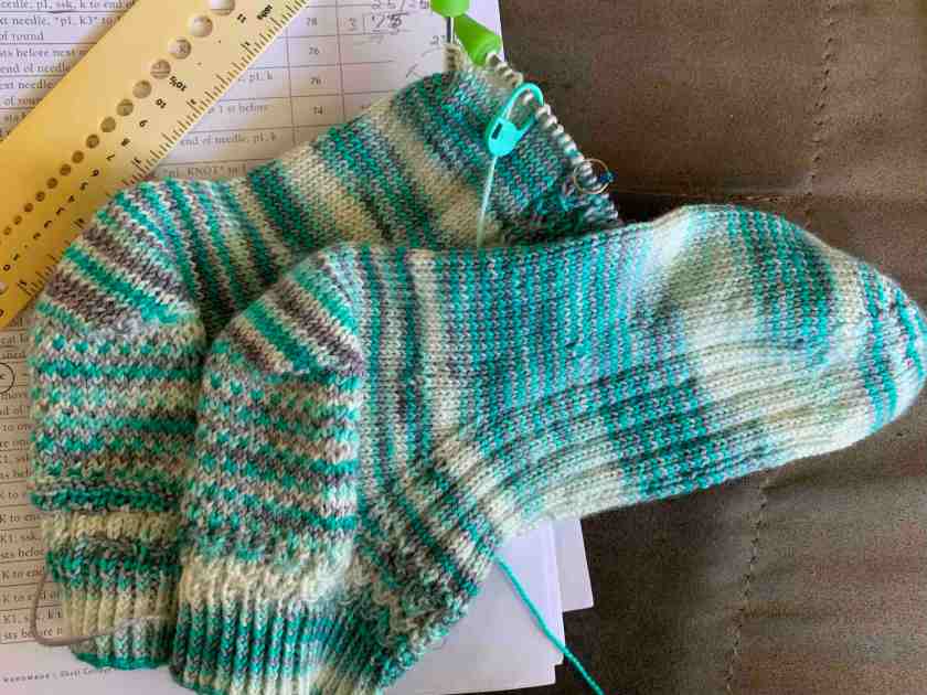 knitting socks ankle version