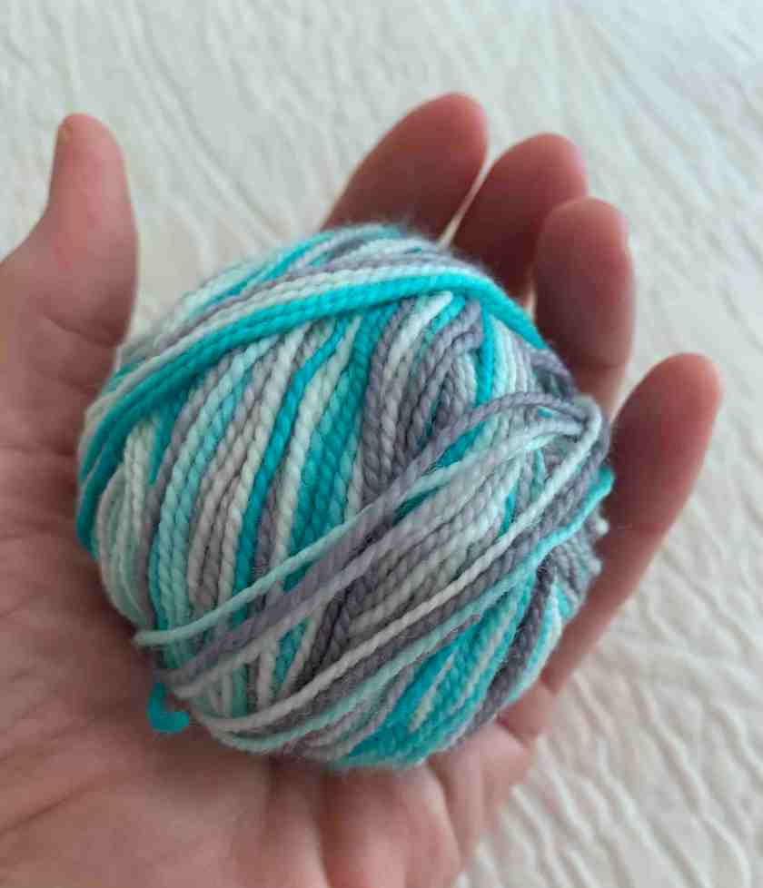 leftover yarn from knitting socks