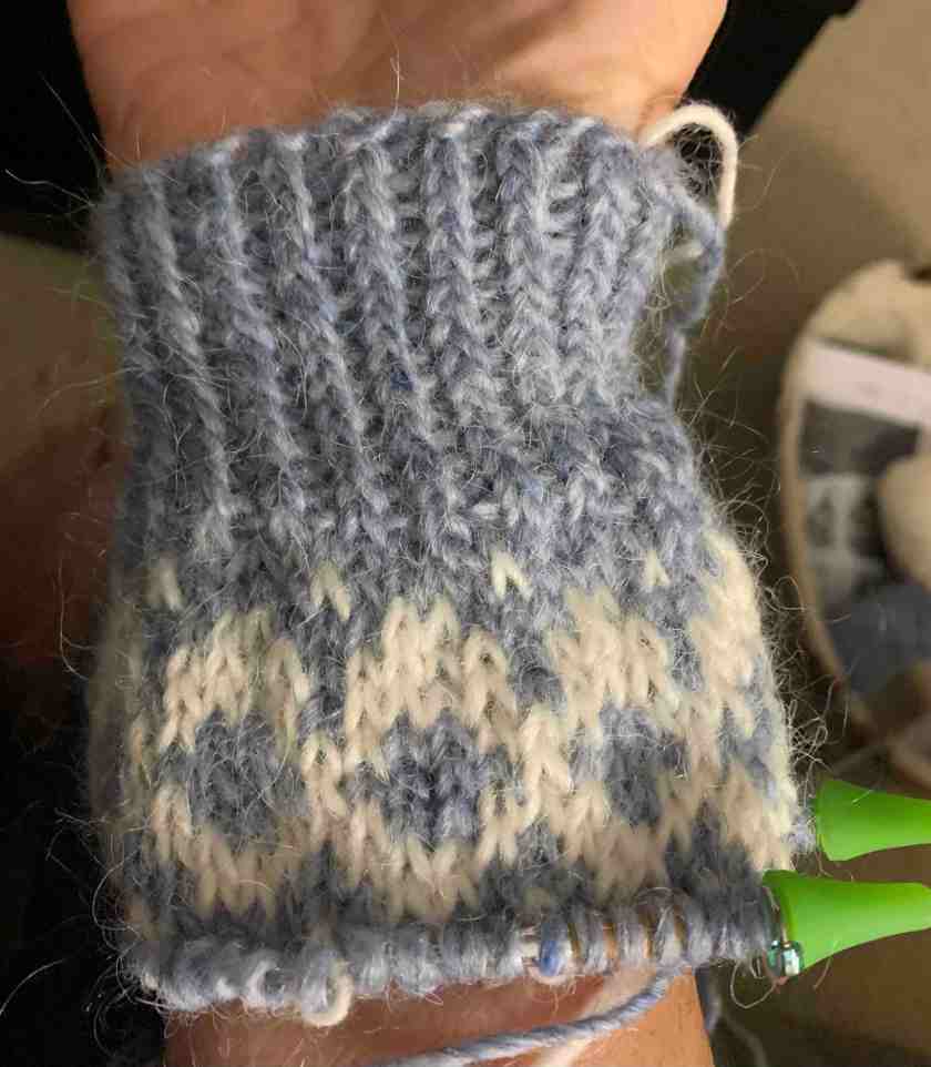 Lopi wool sweater cuff Farfuglar