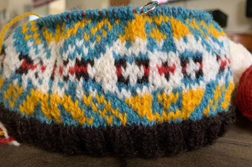Fishermans kep brim colorwork