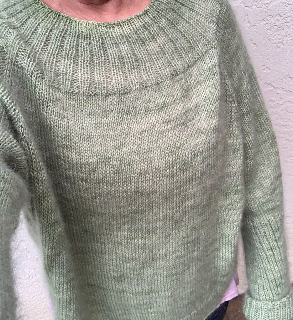 Calliope sweater hand knit pullover