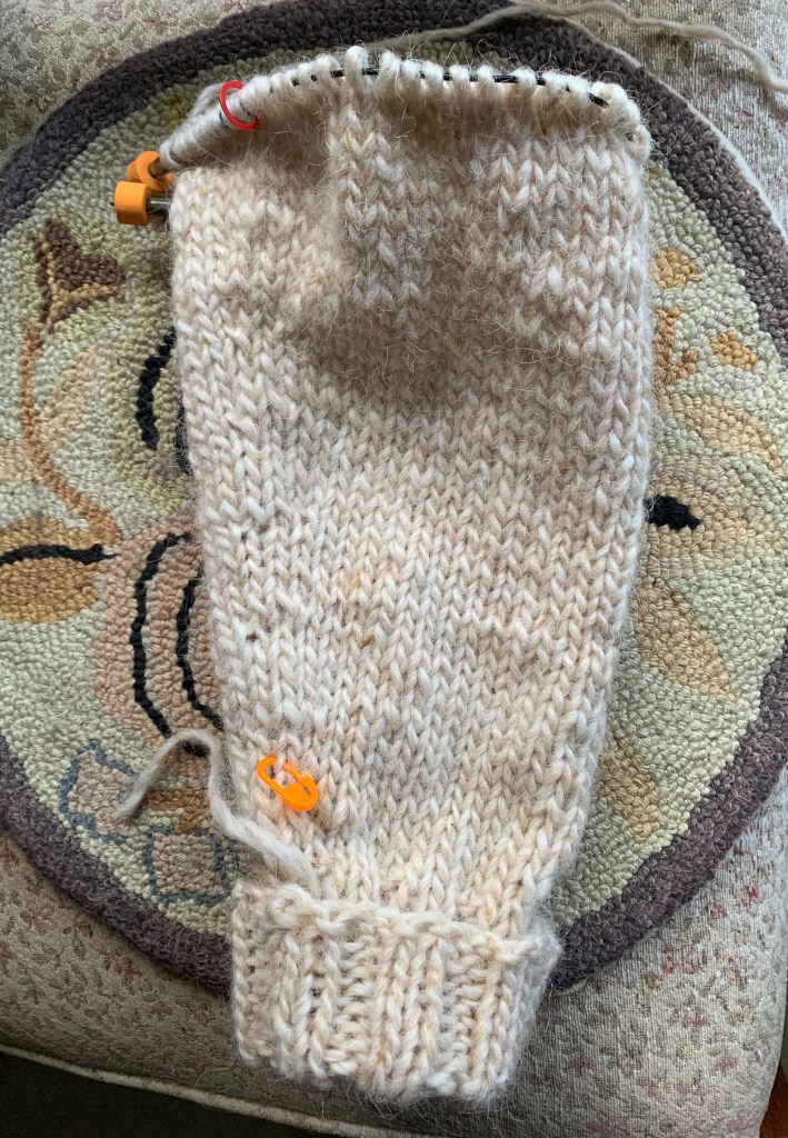 Carbeth Cardigan sleeve