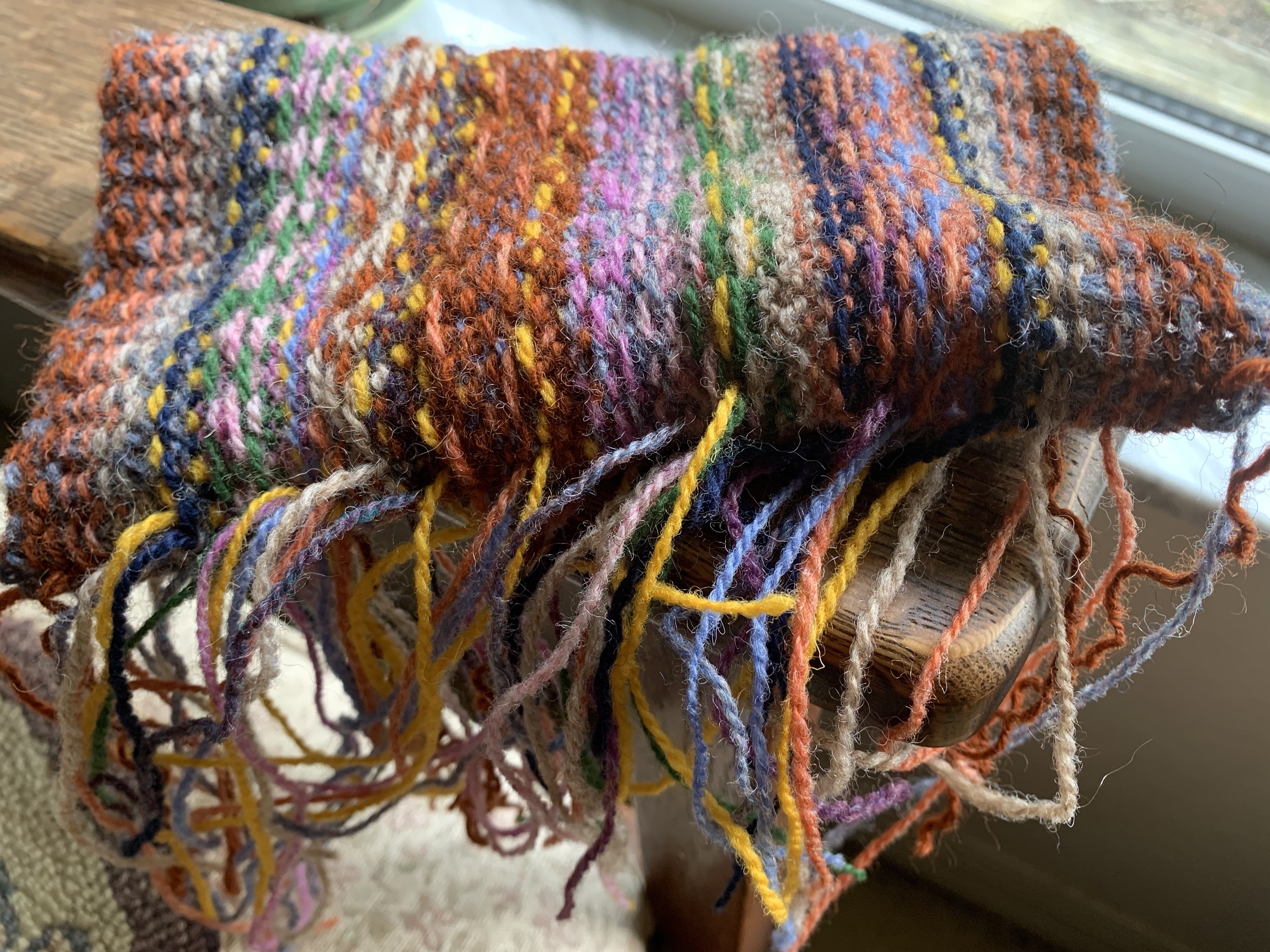 Knitting Fair Isle wrist warmers