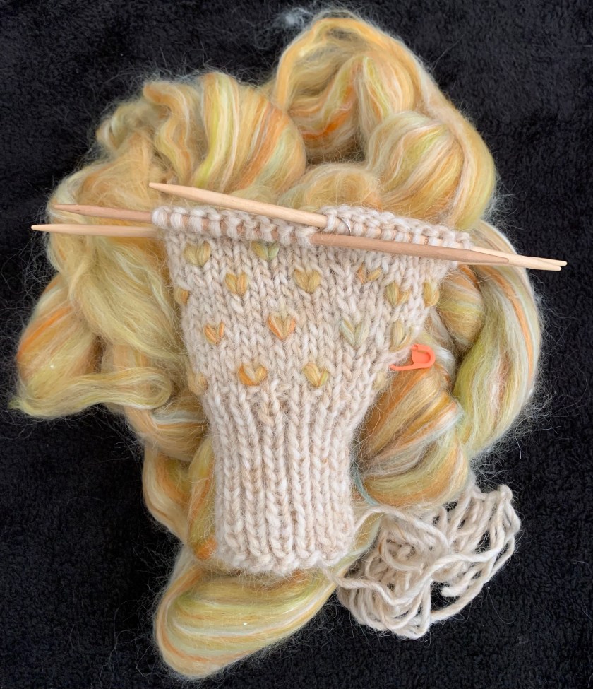 Wording on my thrummed mittens