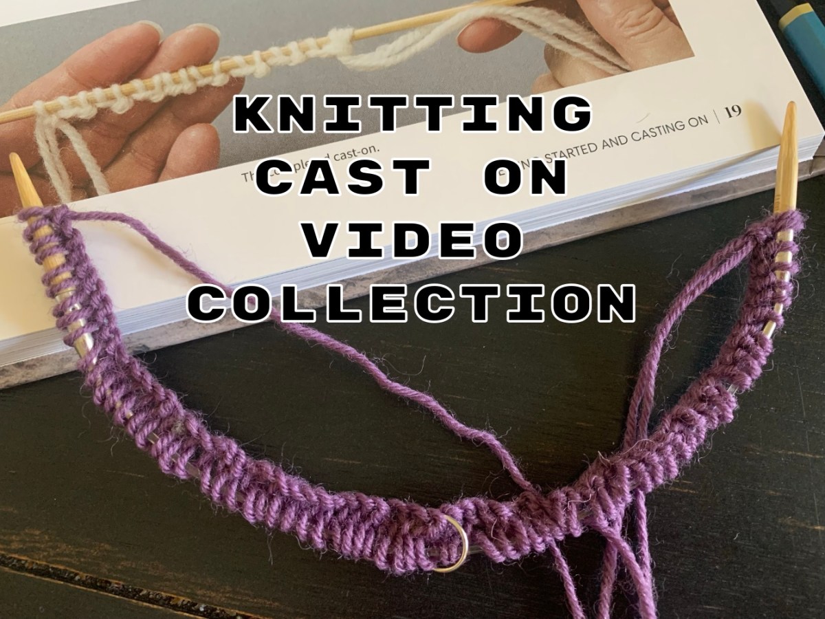 Knitting cast on video tutorials