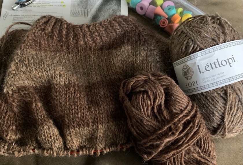 Warm Up sweater knit in Lettlopi