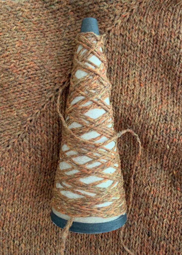 yarn cone, Highland wool