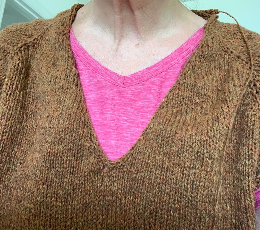 V-neck of the cumulus