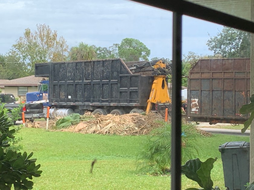 Hurricane Ian tandem truck
