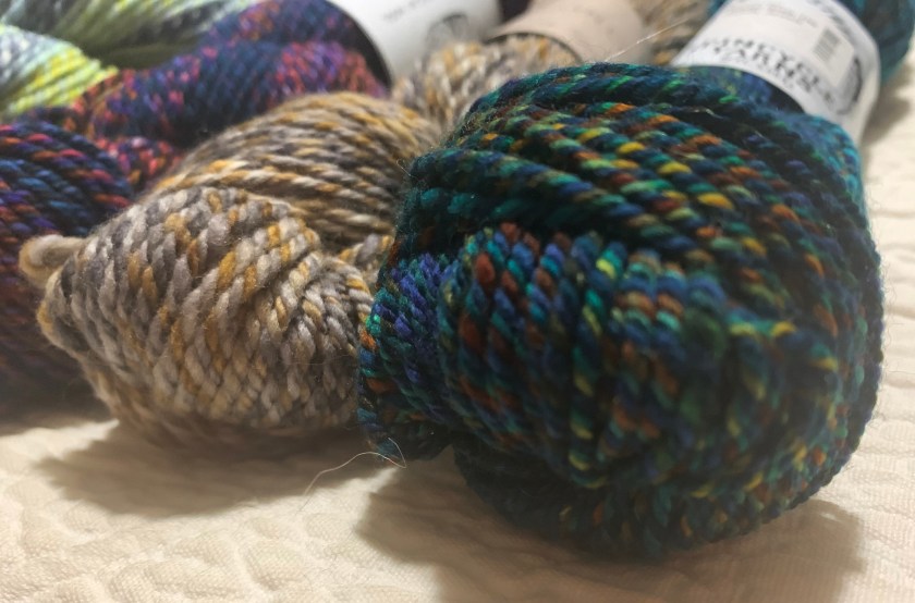 Hand-spun yarn colors