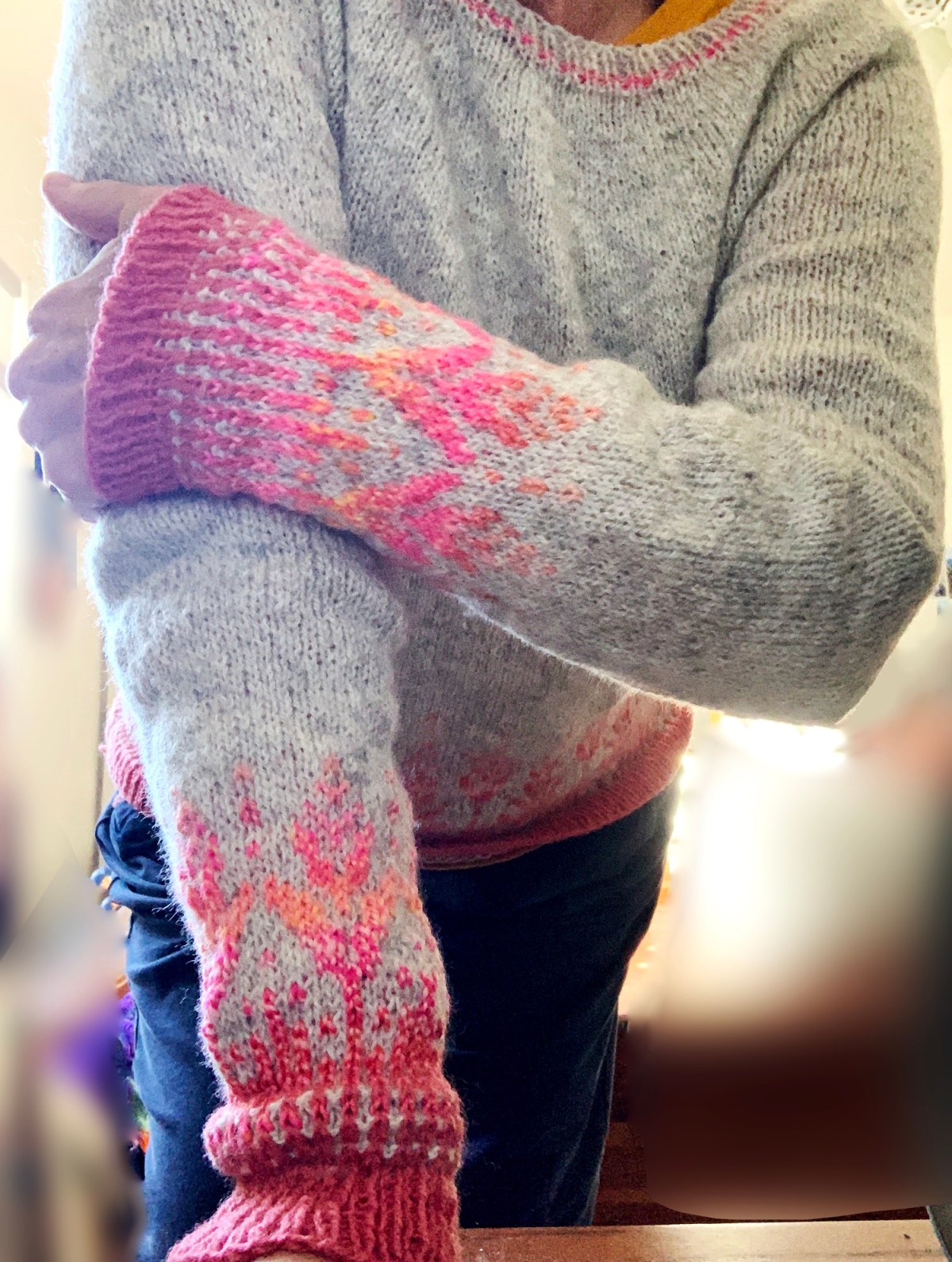 Knitting the Goldenfern Sweater&nbsp;Pattern