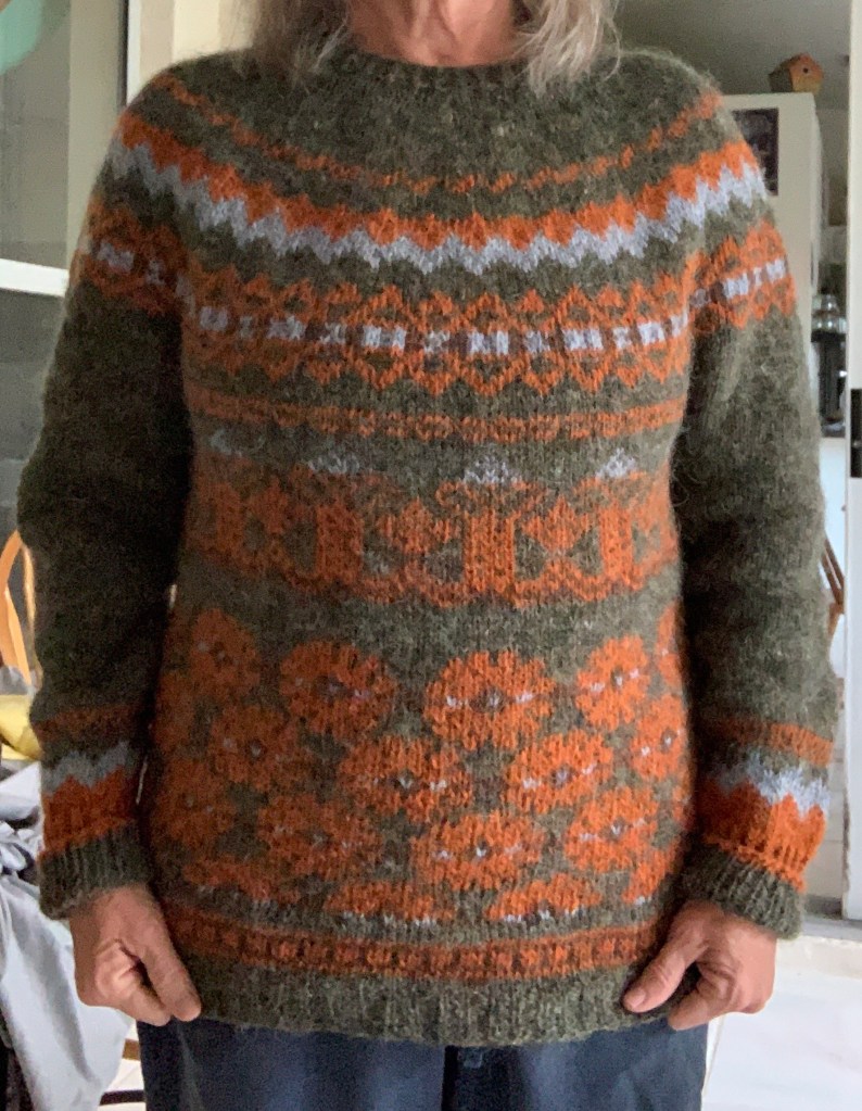 Lopi wool Fair Isle sweater