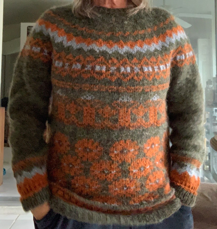 hand knit sweater