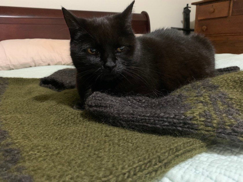 Joker sweater knitting