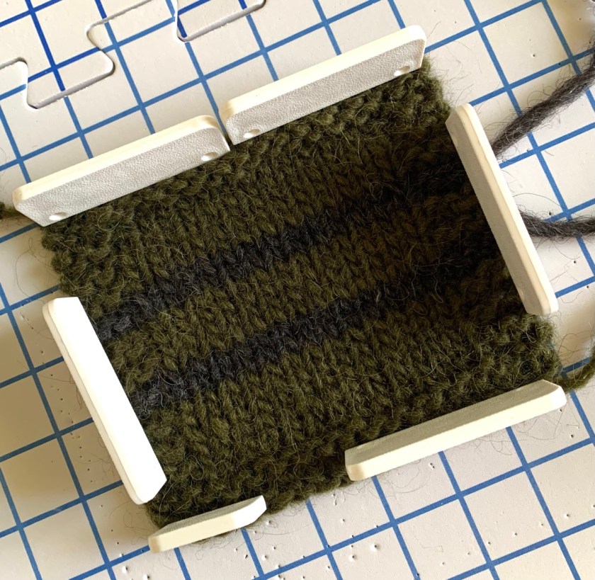 Joker sweater gauge swatch