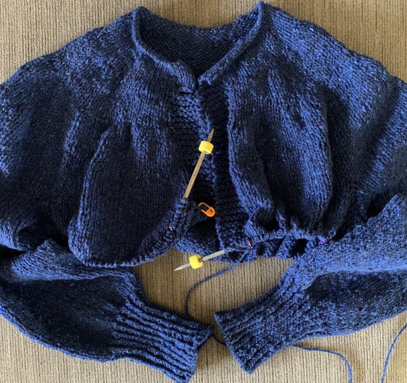 Cobblestone two sleeves done