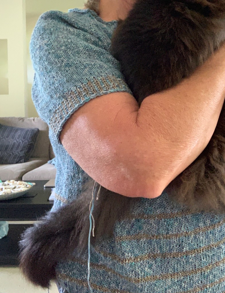 Lakeland tee knitting