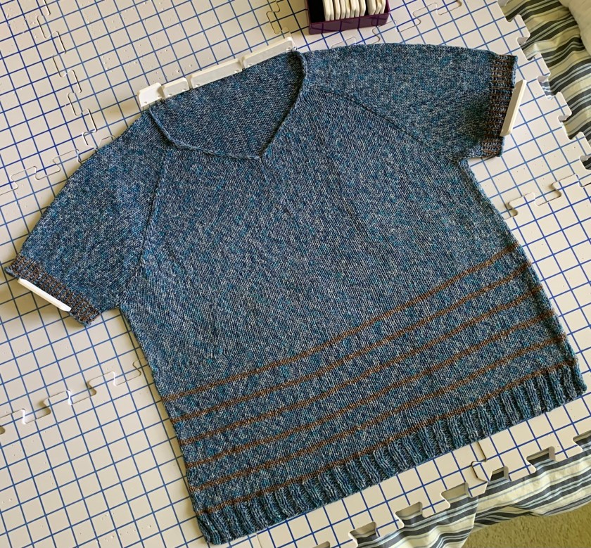 Lakeland tee hand knit