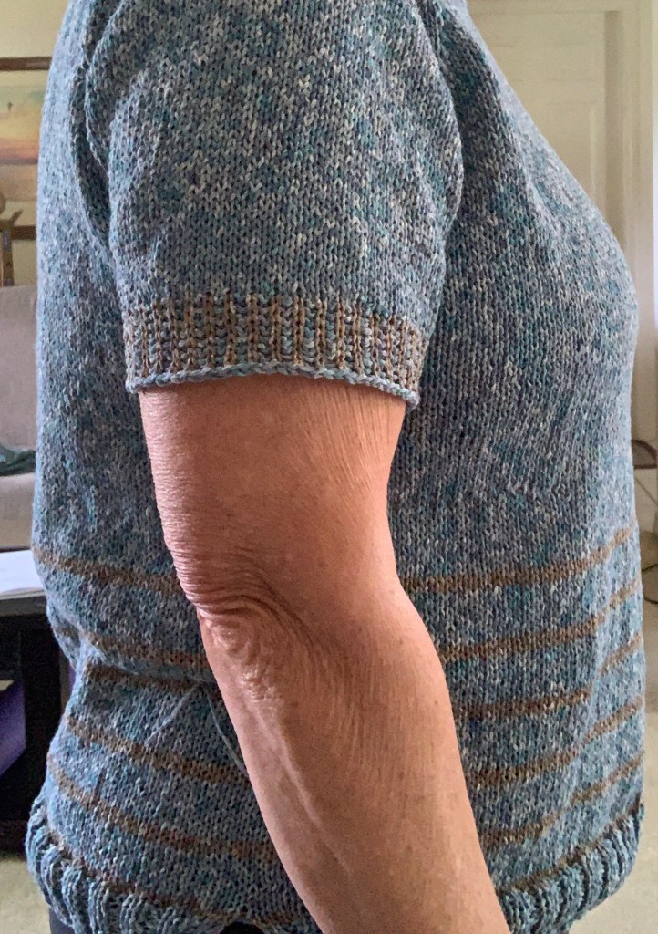 Lakeland tee knitting