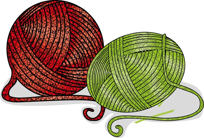 balls of yarn graphic