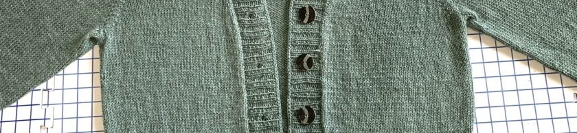 hand knit cardigan
