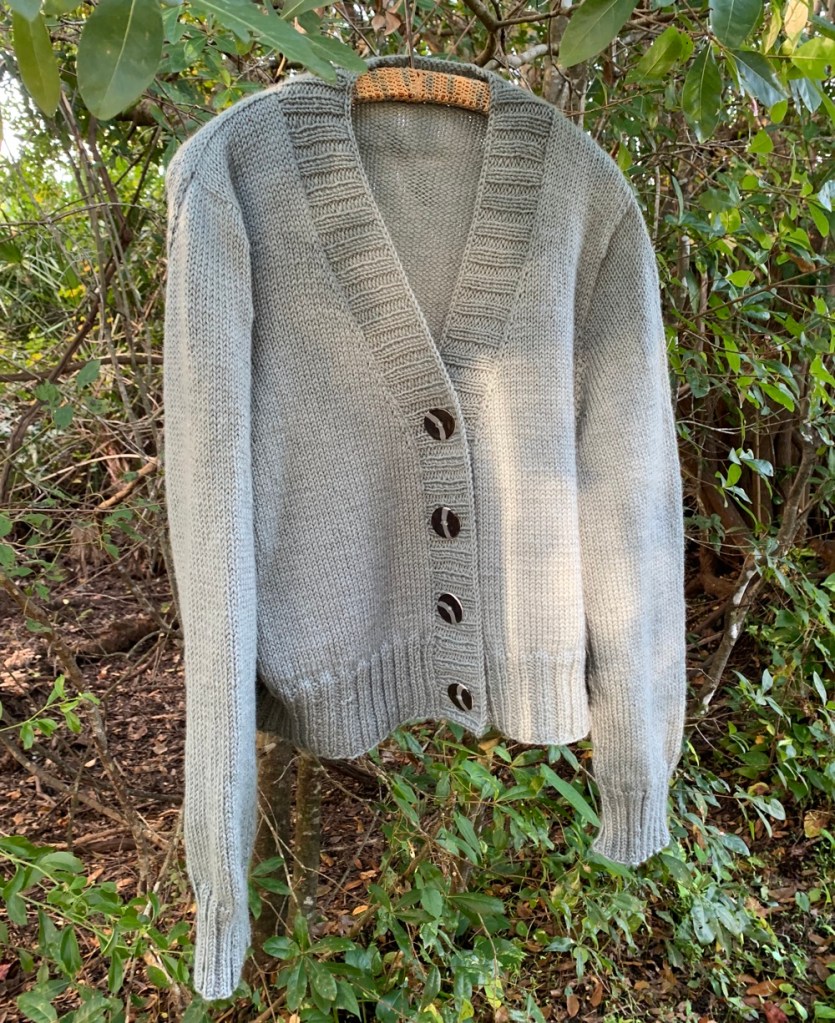 hand knit cardigan