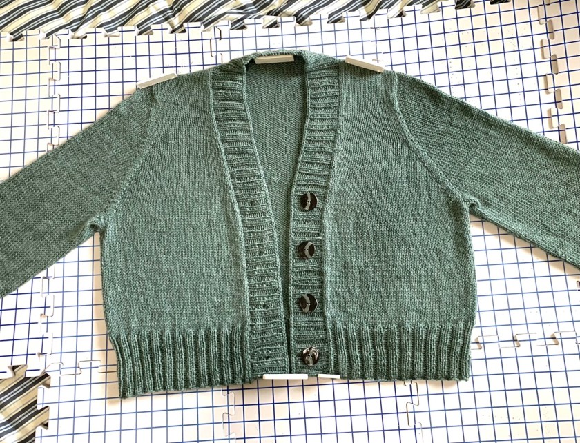hand knit cardigan