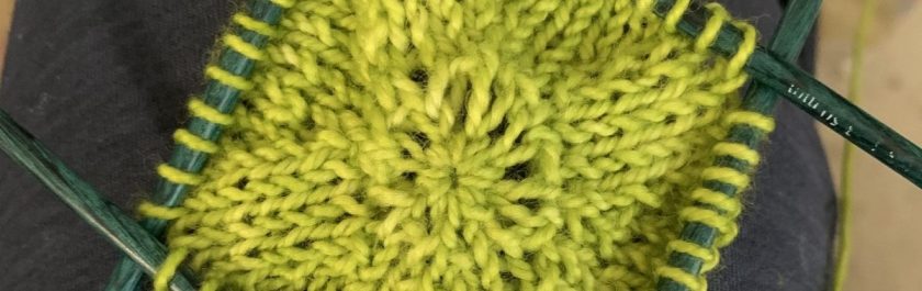 Knit stitches on dons