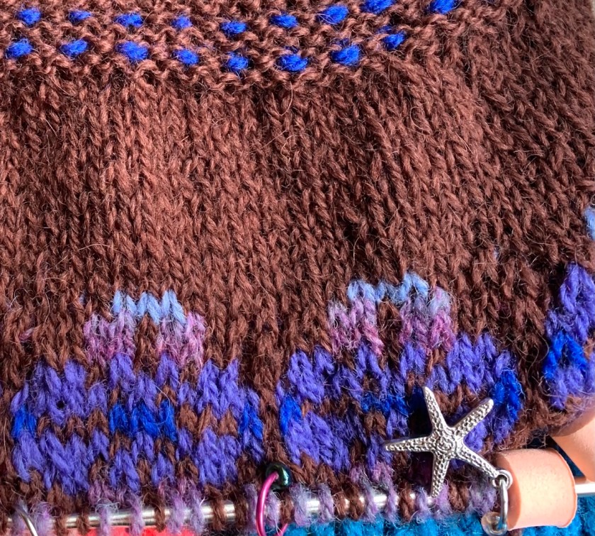 Knitting Autumn Alpine sweater