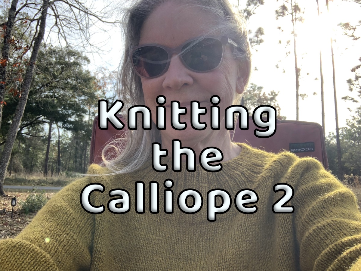 Knitting the Calliope Pullover in Rustic Gold&nbsp;Wool