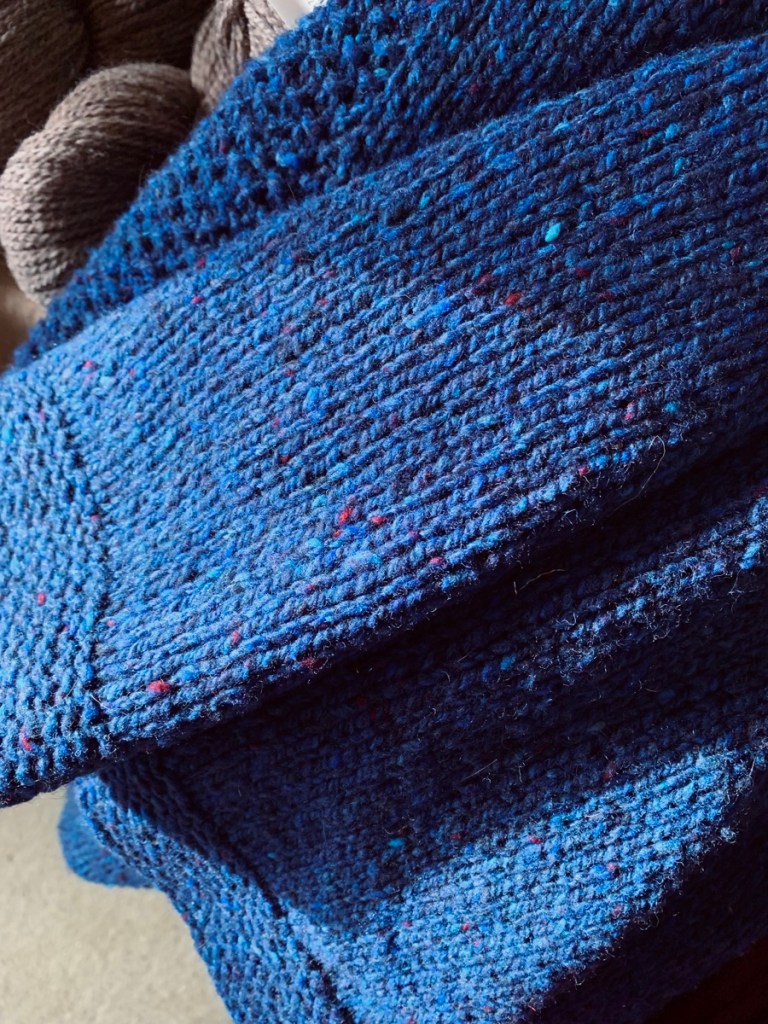 Marled tweed Donegal yarn