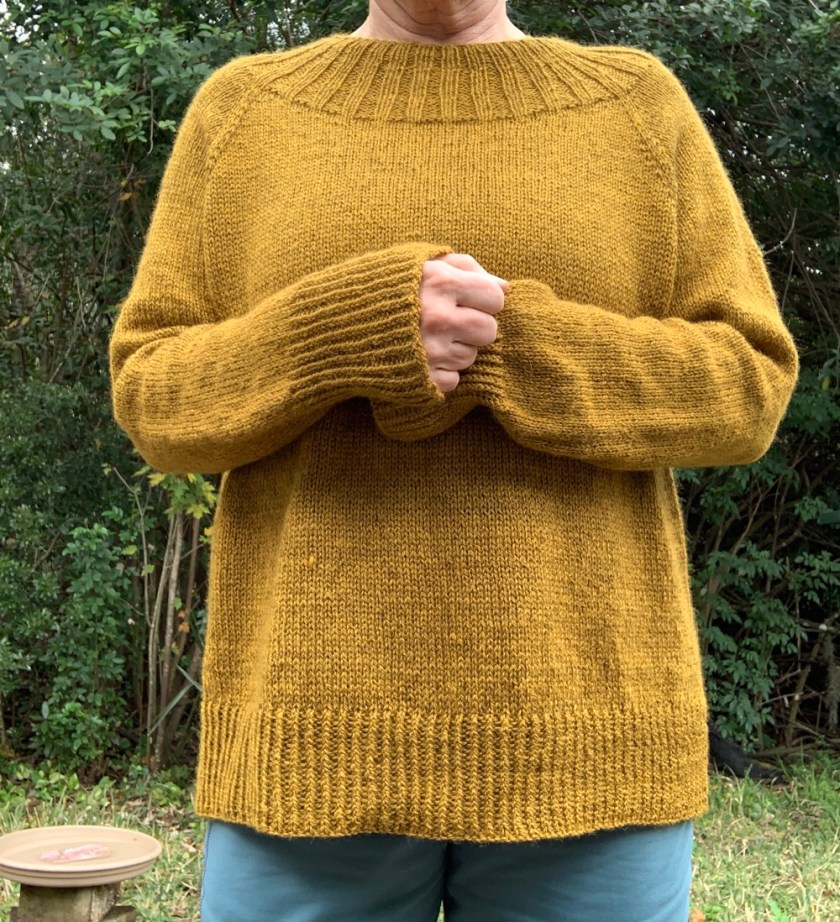 Calliope sweater hand knit