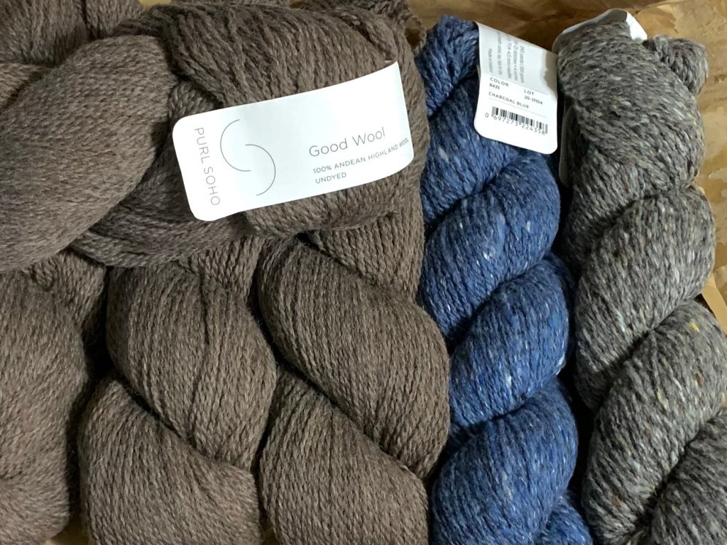 Purl Soho yarn skeins