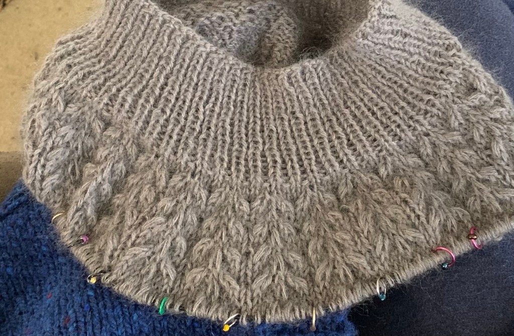 Field sweater knitting