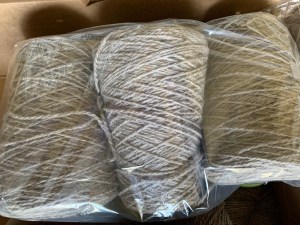 Highland wool on cones