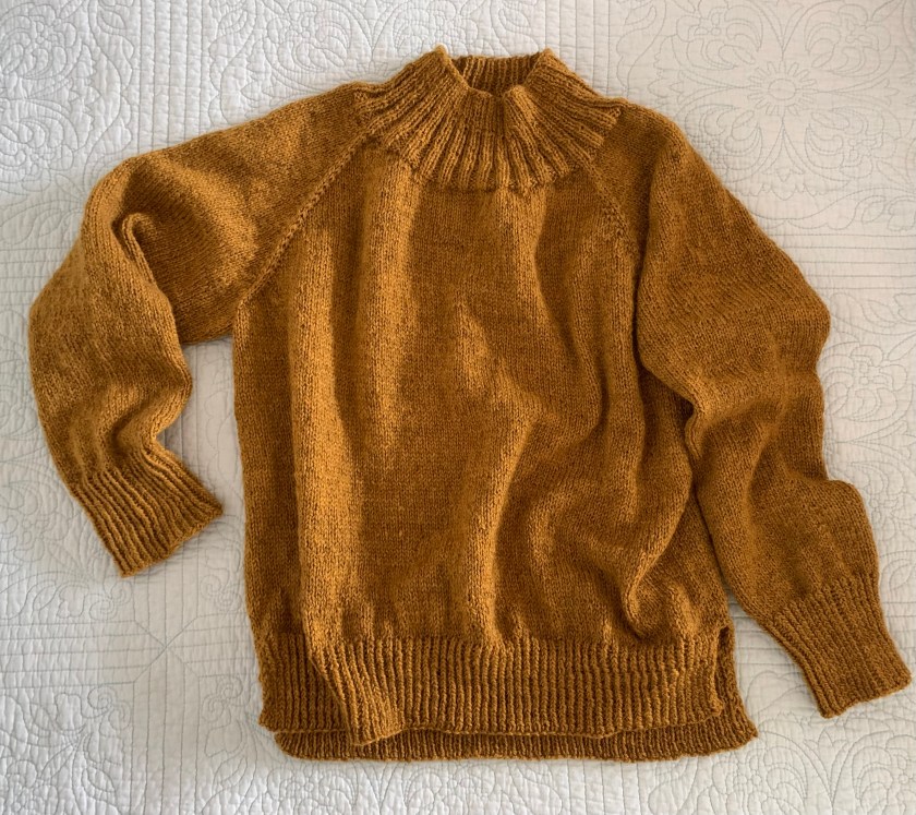 Calliope sweater in gold