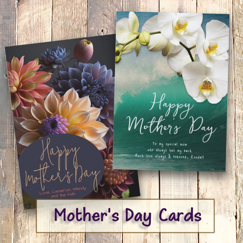 Collection of Mothers day downloadable greeting cards