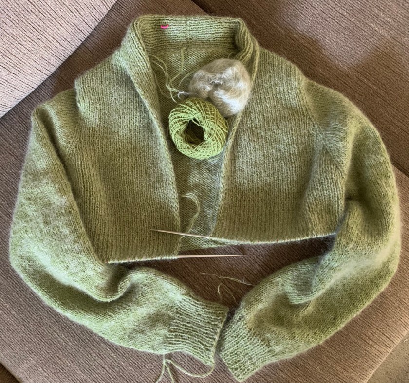 knitting sweater Rebel cardigan