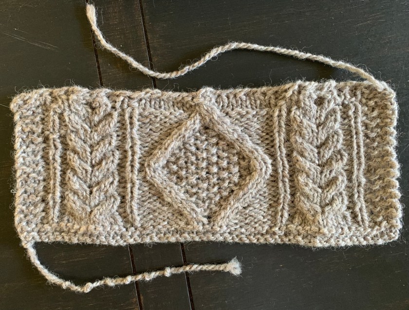 Cables swatch