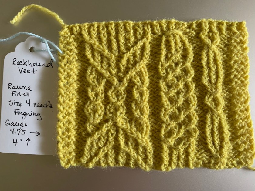 Rockhound vest swatch