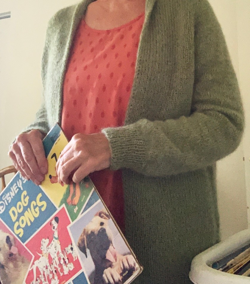 Rebel cardigan finished knitting