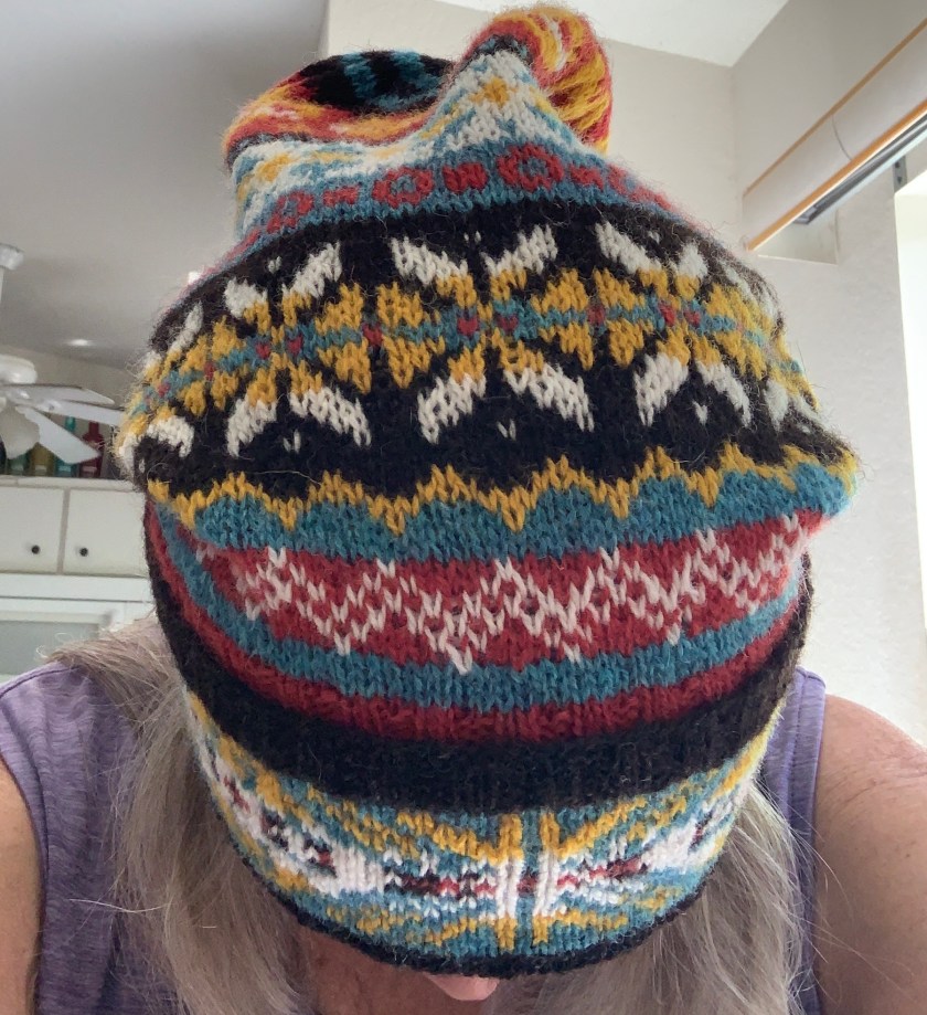 Fishermans kep fair isle hat