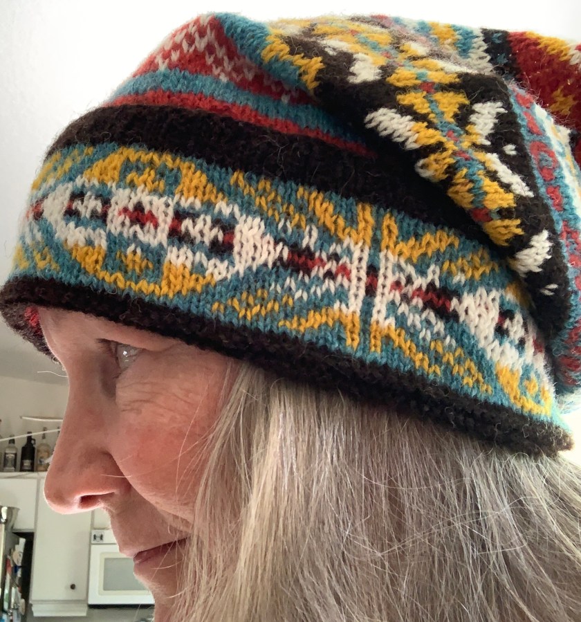 Fishermans kep fair isle hat