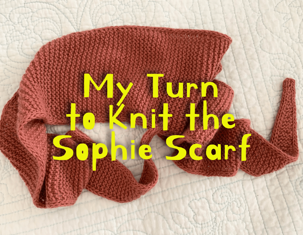 Knitting the Sophie Scarf