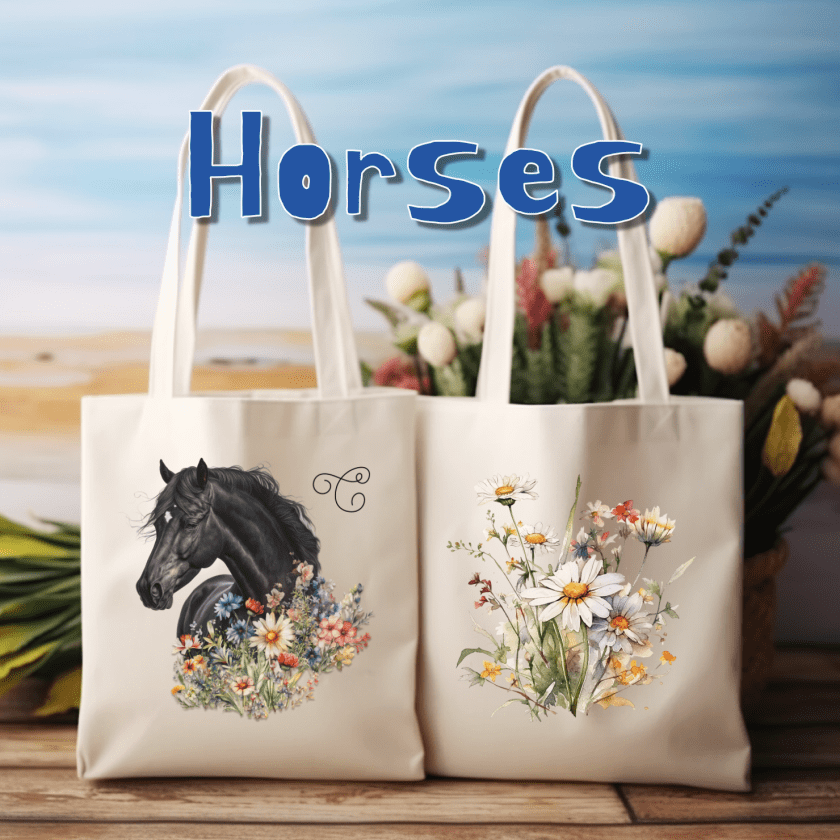 Products and gifts with horses