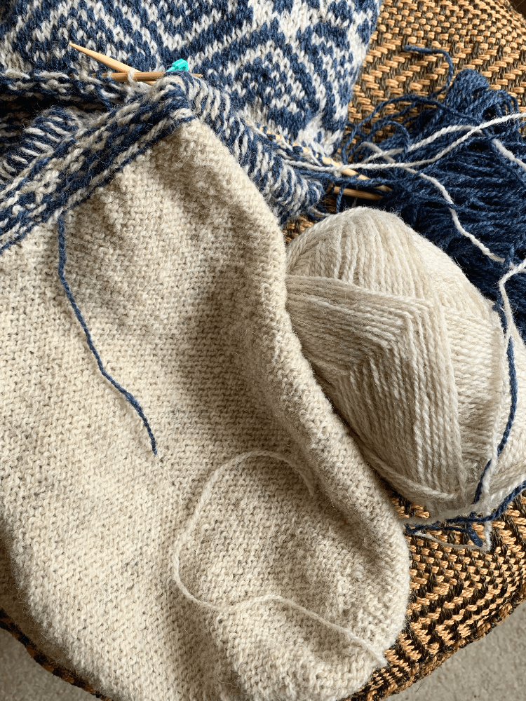 two ends to weave in