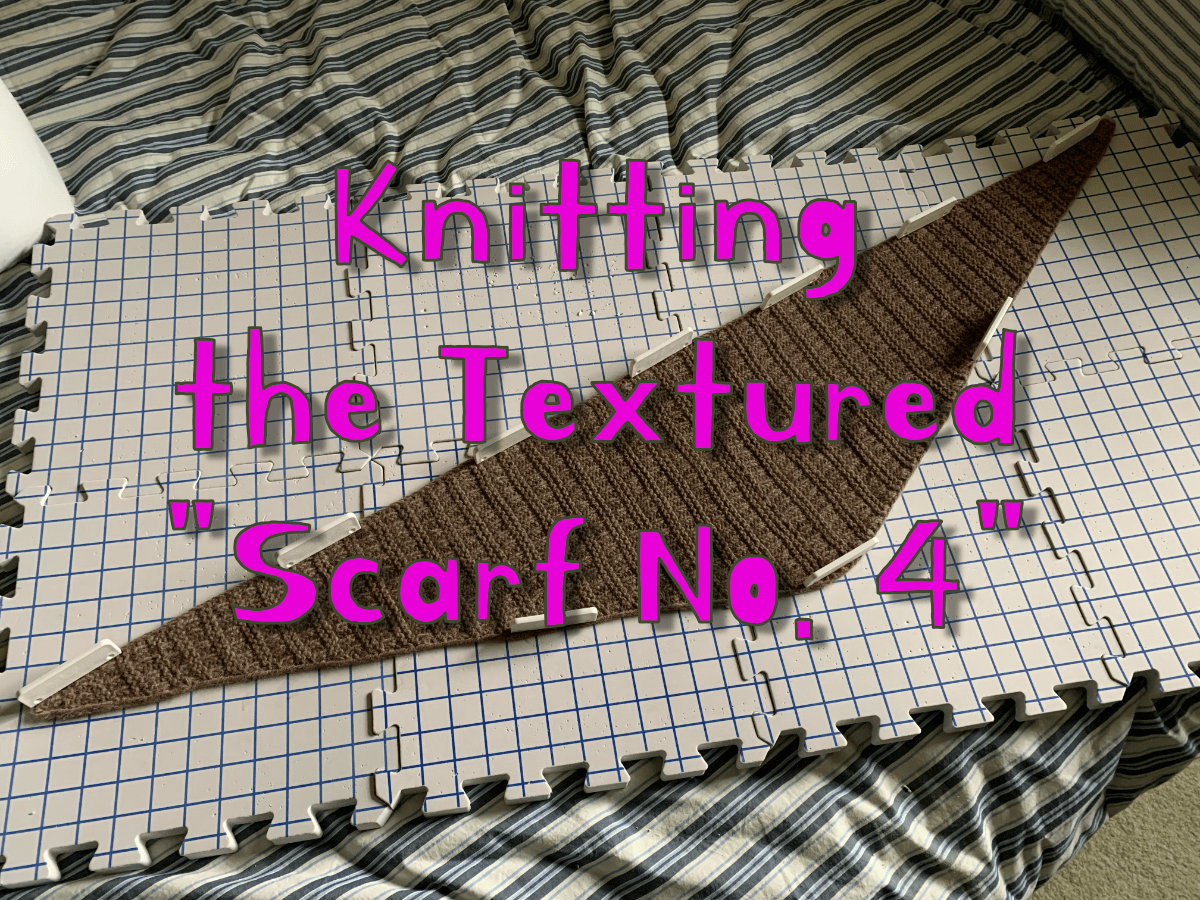 Knitting Scarf No. 4 Using a New Cashmere&nbsp;Yarn