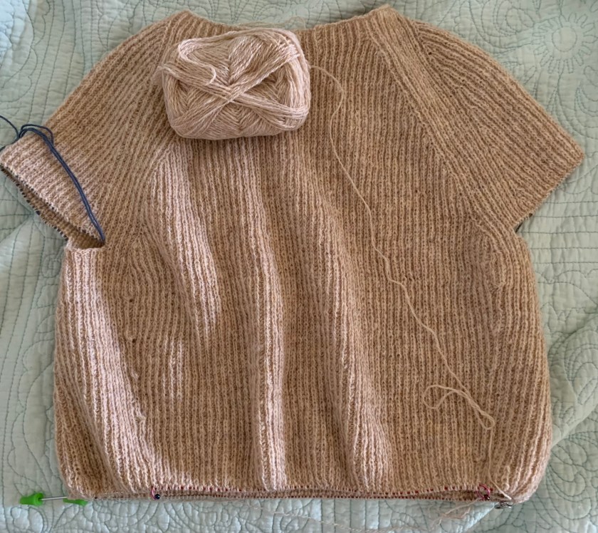 knitting birthday61 sweater body
