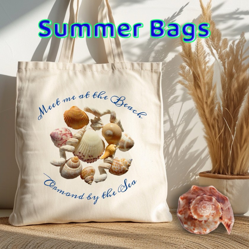 custom cotton summer tote bags