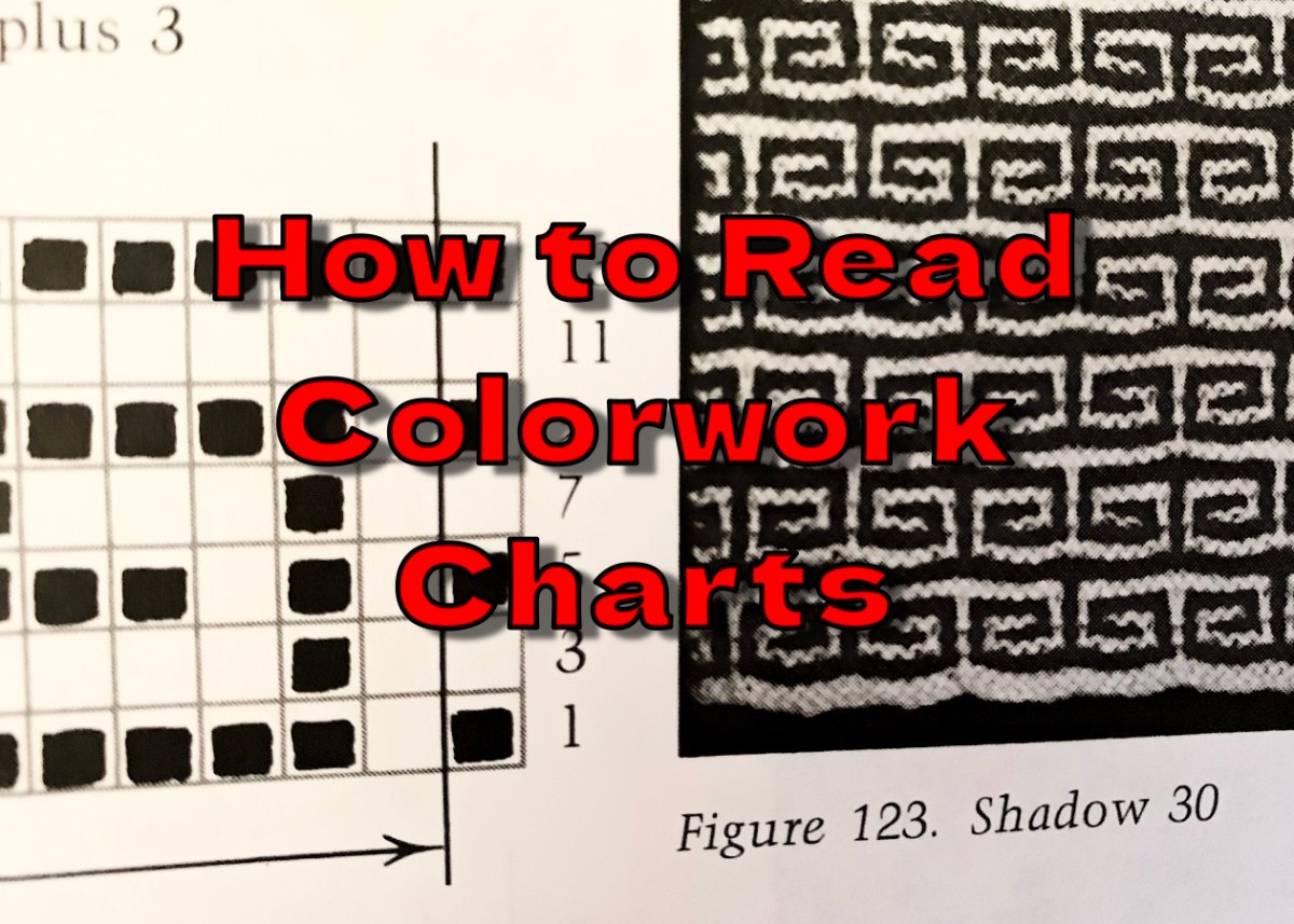 How to read colorwork charts